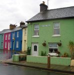 colorful painted historic buildings